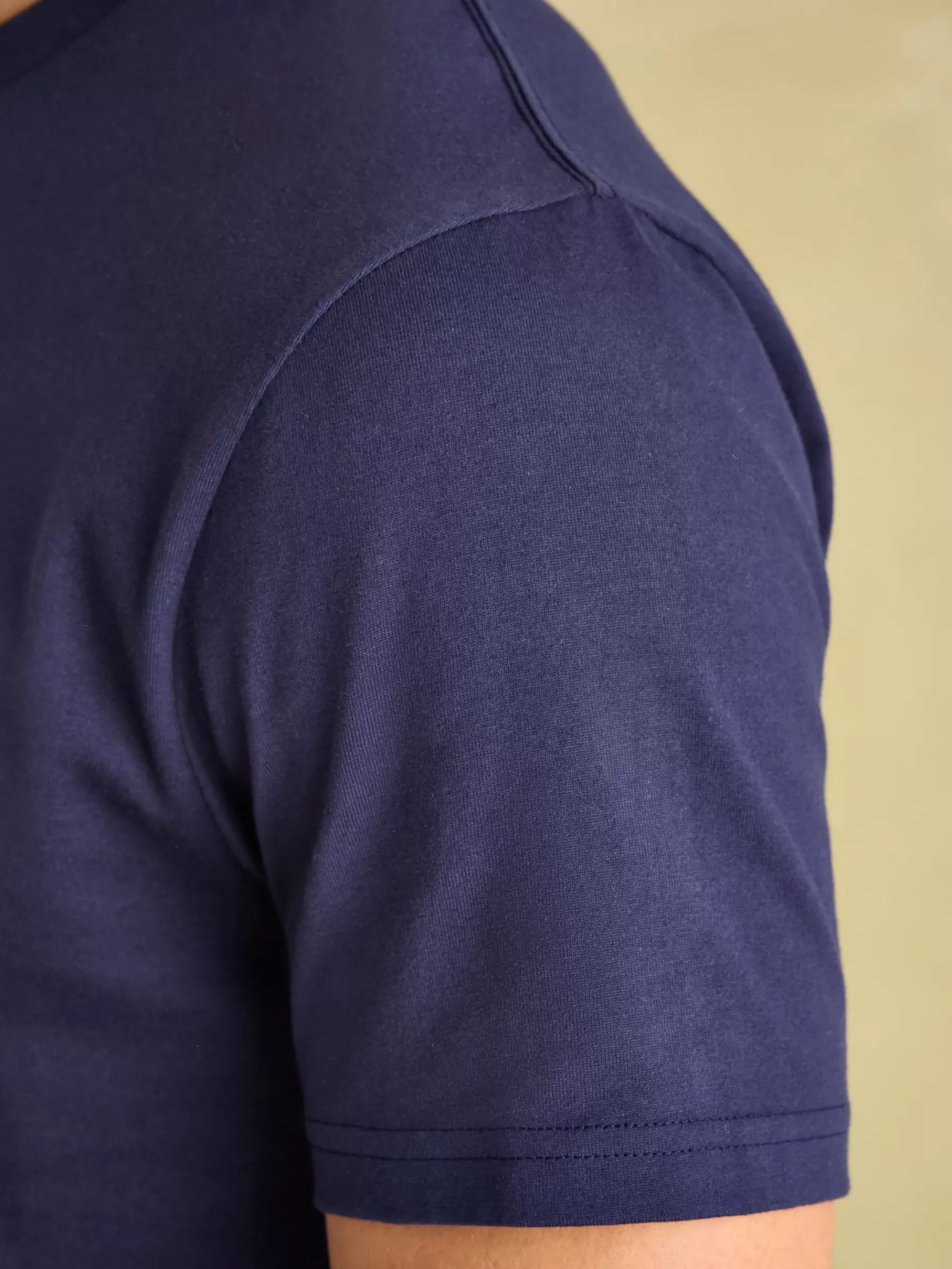 Joules Denton Navy Blue Lightweight Jersey 100% Cotton Crew Neck T-Shirt NavyBlue Fashion