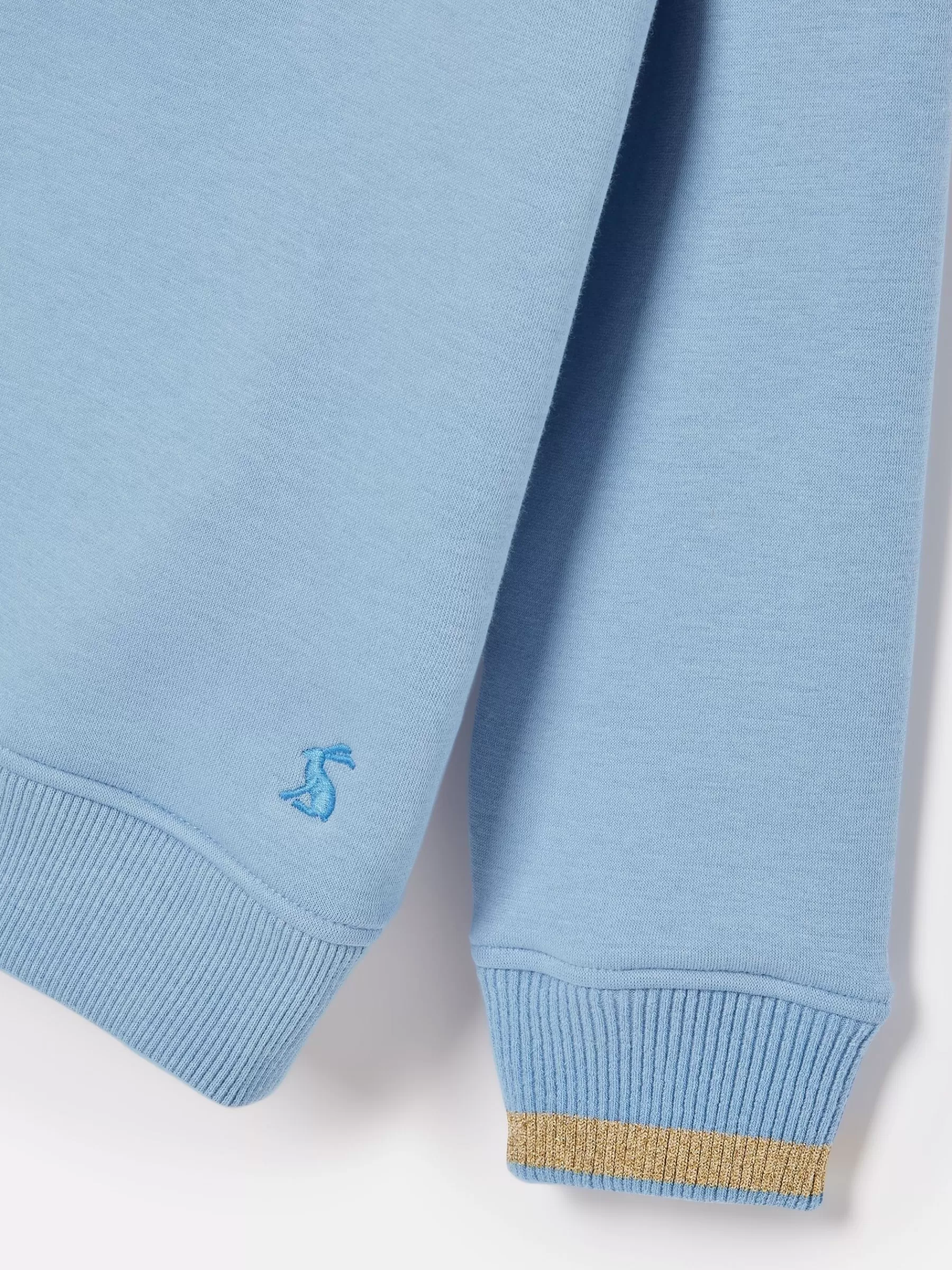 Joules Girls' Mackenzie Blue Pegasus Embroidered Artwork Crew Neck Sweatshirt BluePegasus Online