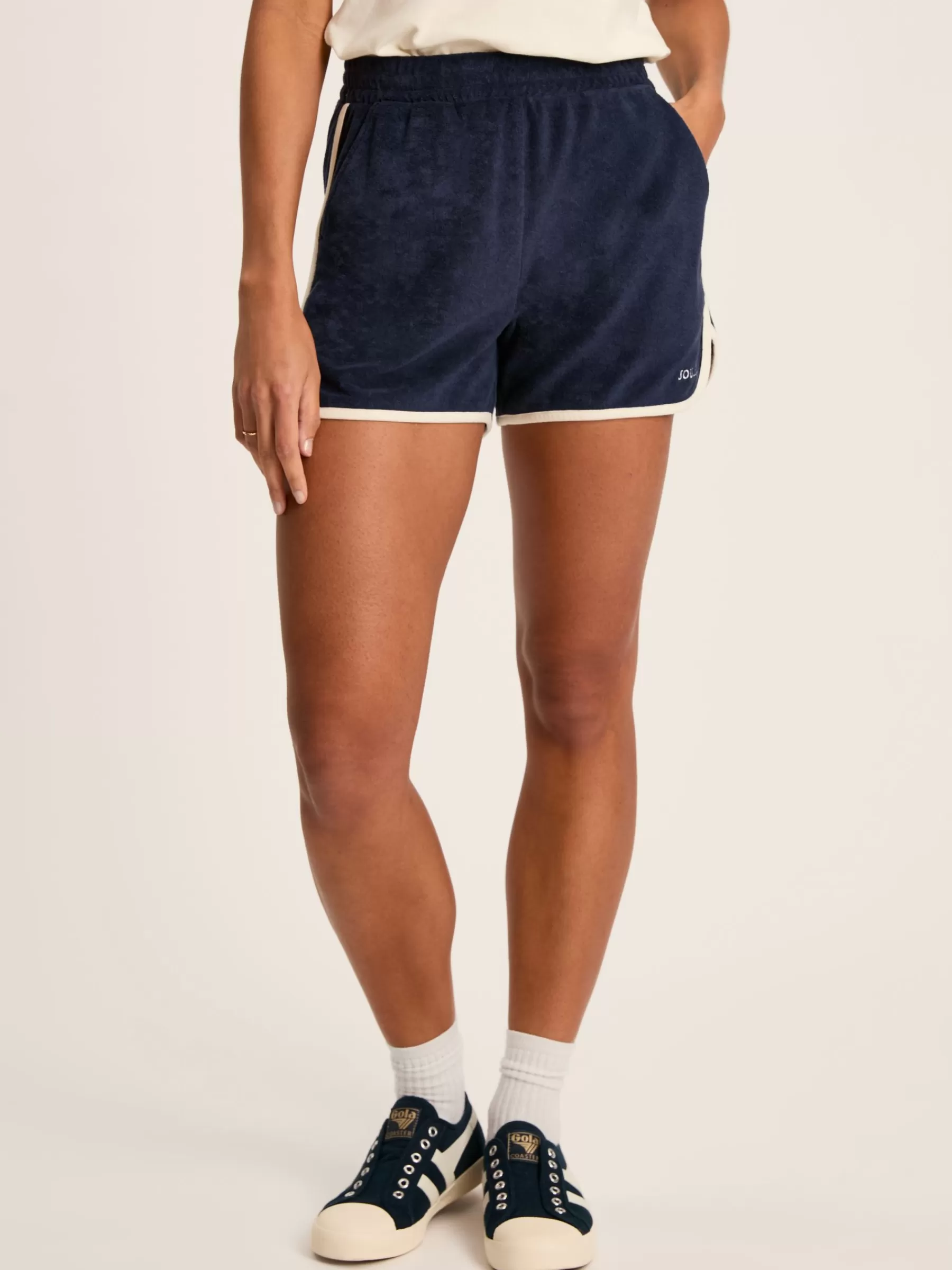 Joules Navy Blue Kingsley Towelling Shorts NavyBlue Cheap