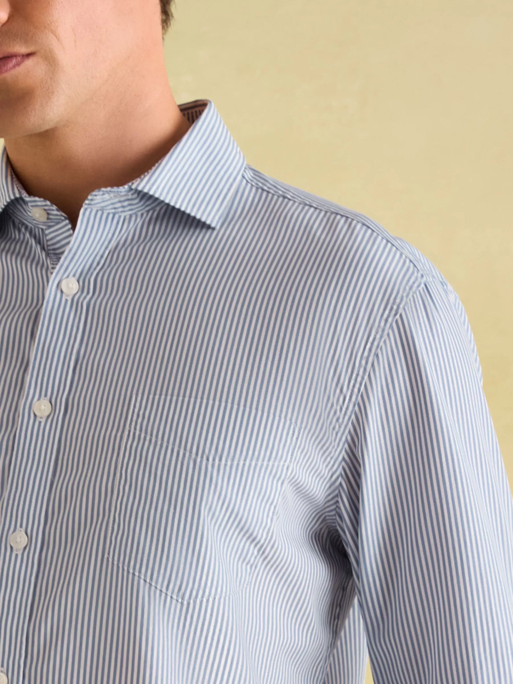 Joules Navy Stripe Cotton Shirt NavyStripe Cheap