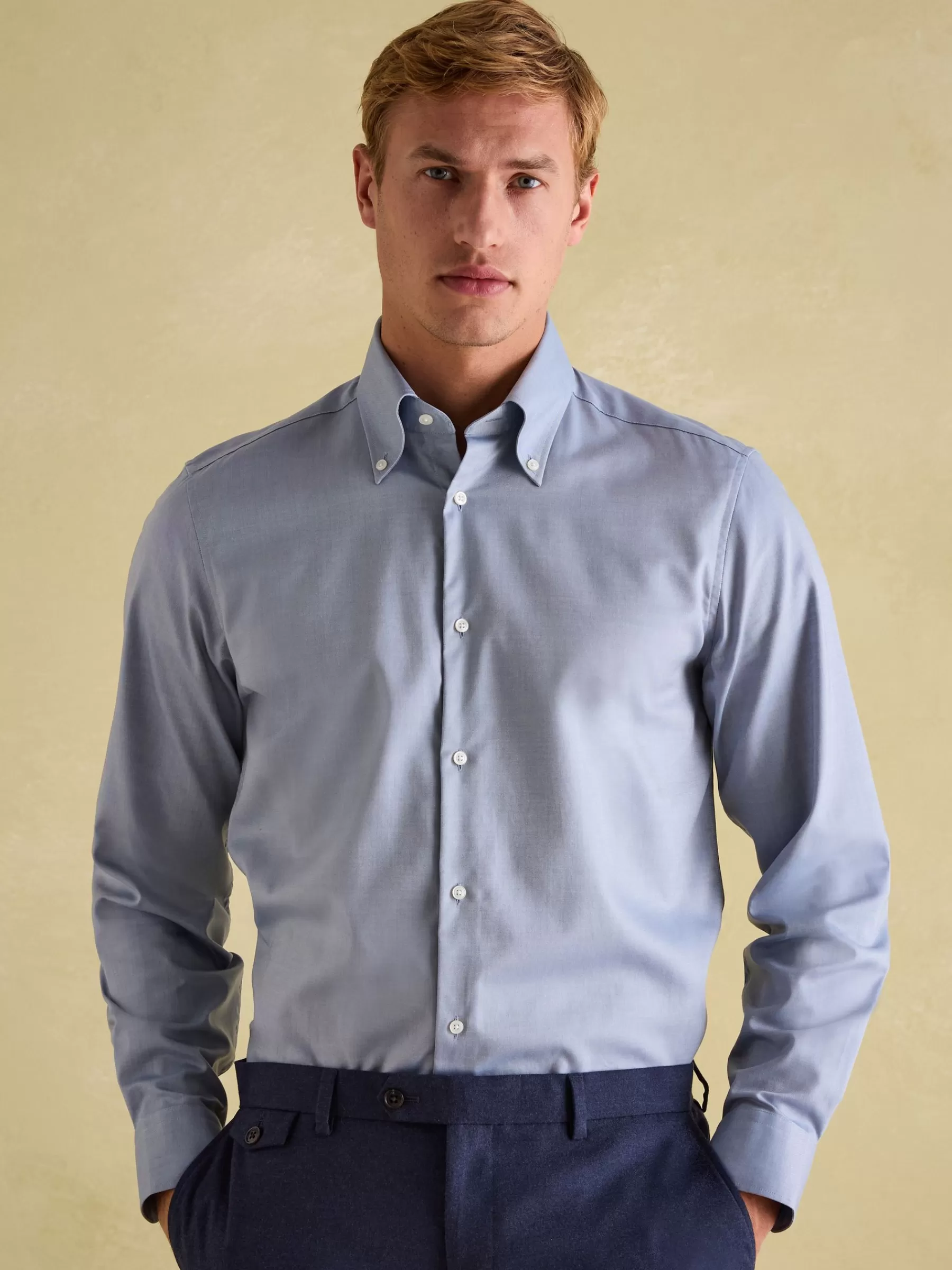 Joules Next Regular Fit Twill Single Cuff Shirt Blue Shop