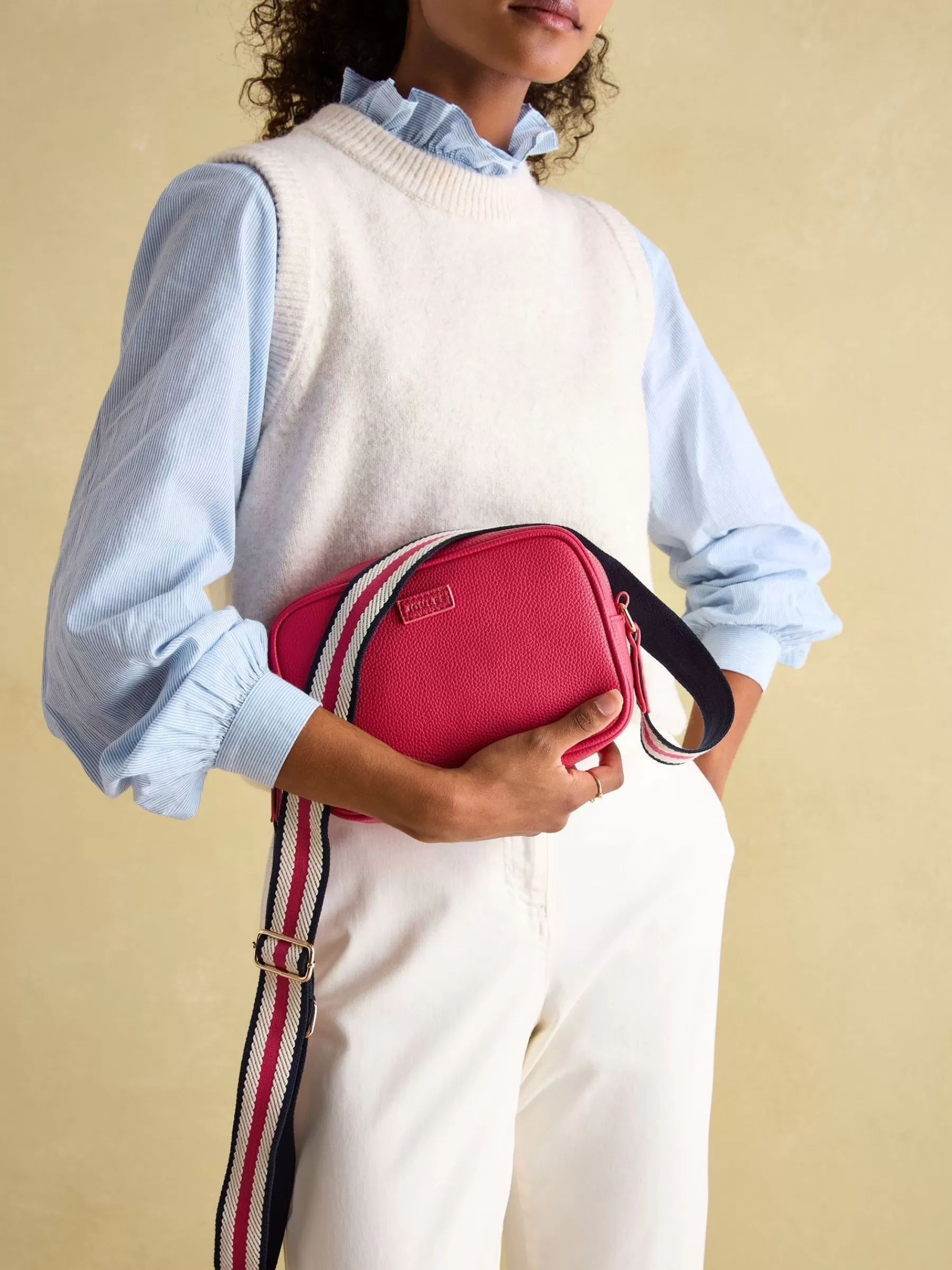 Joules Trent Cross Body Bag Pink Sale