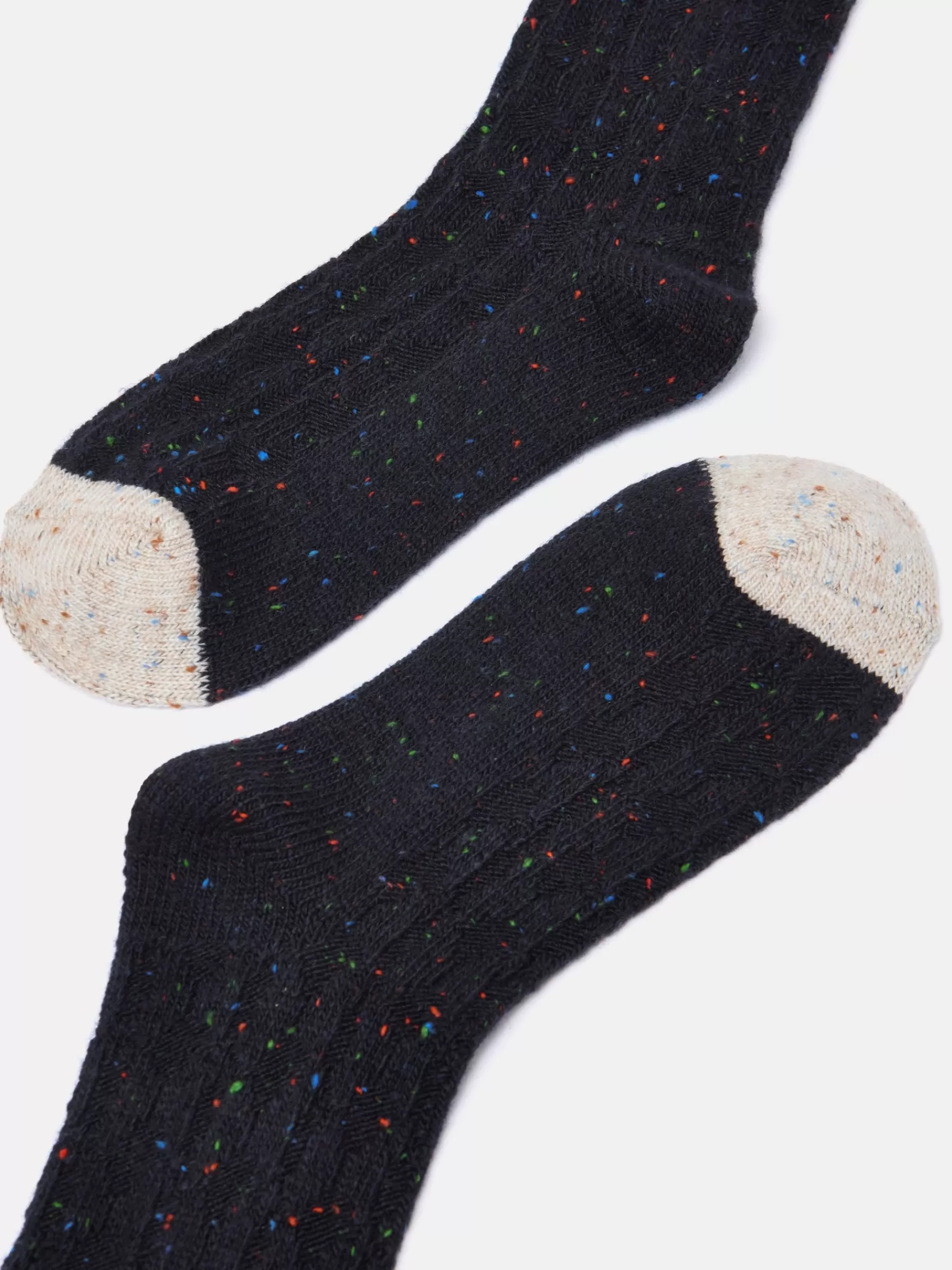 Joules Women's Rambler Cable Knit Boot Socks (size 4-8) Navy Cheap